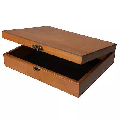 WE Games Wooden Keepsake Stash Box Decorative Memory Or Storage Box • $35.99