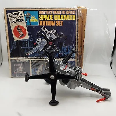 Vintage 1966 Mattels Space Crawler Action Set Vehicle & Box Major Matt Mason • $174.99