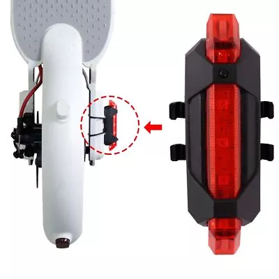 USB Rechargeable Rear Flashlight For Xiaomi M365 LED Light Warning Tail Light • $8.78