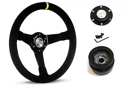 SAAS Steering Wheel SW1016S & Boss For Mazda RX2 RX3 RX4 RX5 1970-1985 • $221