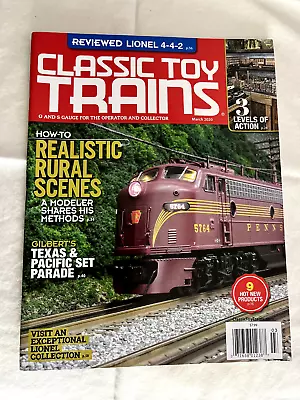 Classic Toy Trains March 2020 Magazine • $4.95