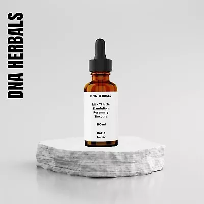 DNA HERBALS - Milk Thistle & Rosemary & Dandelion Tincture - 100ml • £16.81