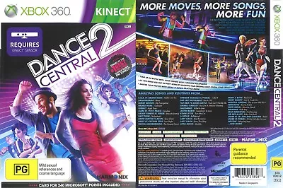 711 Aa Xbox 360 Kinect Dance Central 2 • $24.95