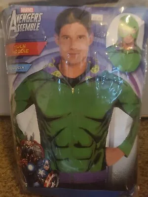 Marvel Avengers Adult Hulk Hoodie Halloween Costume Assemble Size S/M Muscles • $15