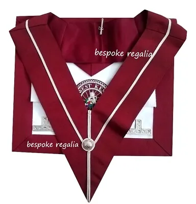 £59.99 • Buy Masonic Regalia-CRAFT PROVINCIAL STEWARDS APRON (LEVELS)& COLLAR + FITTED BADGE 
