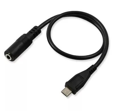 3.5mm Micro USB Jack To Headphone Earphone Headset Adapter Audio Cable B118 • $7.80