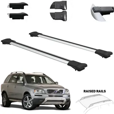 For Volvo XC90 2003-2015 Roof Rack Cross Bars Carrier Rails Grey Color • $120