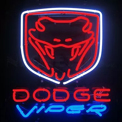 Dodge Viper Car Dealer Car Garage Racing Neon Light Sign 20  By 22  • $424.99