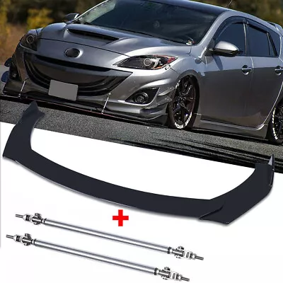 For 2004-21 Mazda 2 3 5 Front Bumper Lip Spoiler Splitter Body Kit + Strut Rods • $39.99