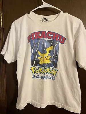 $35.90 • Buy Vtg Pokemon Pikachu T Shirt Youth XL 2000 (See Notes)