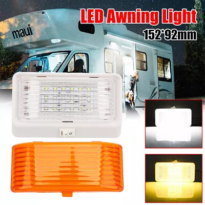 1x LED Awning Light W/ Switch For Caravan Annexe Jayco Camper Trailer Exterior • $22.88