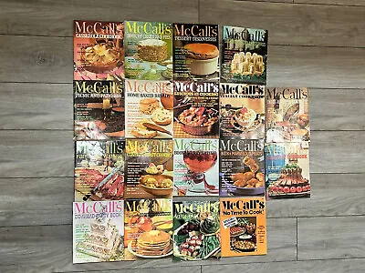 McCall's Cooking School Magazine- Lot Of 18 • $47.99
