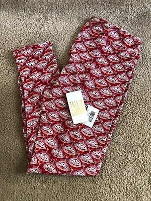 New LuLaRoe OS One Size Leggings Disney Toy Story Aliens Red Purple Orange • $29.99