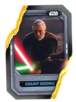 COUNT DOOKU 2023 Topps Star Wars Lightsaber Stylings Die-Cut #LS-14 C5 • $2.14