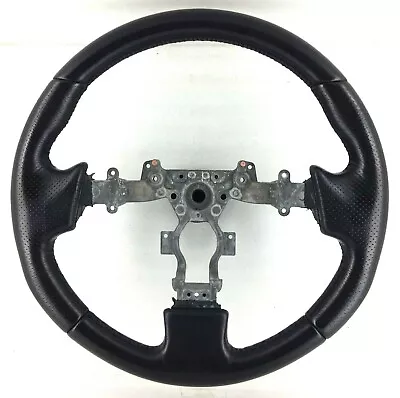 Genuine Nissan GTR R35 Black Leather Perforated 3 Spoke Steering Wheel. 2B • $577.90