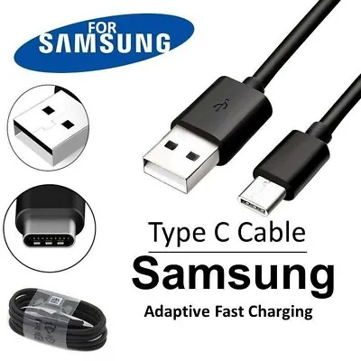 Samsung Type C USB Fast Charging & Data Sync Cable  Lead 2M • £3.15