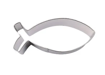 Christian Fish 4.25'' Cookie Cutter Metal • $2.66