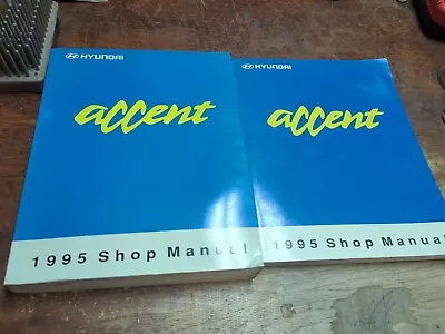 1995 Hyundai Accent Shop Service Repair Manuals Original Set • $28