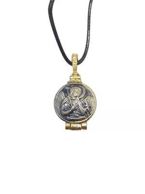 Guardian Angel St. Michael Russian Orthodox Reliquary Pectoral Amulet Pendant • $9.20