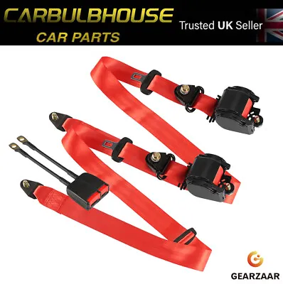 High Quality Universal 3 Point Inertia Seat Belt & Wire Buckle-CarVanCoach UK  • £31.95