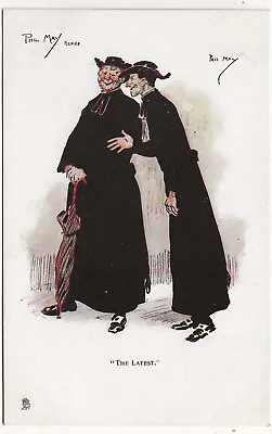 £5.99 • Buy Tuck Postcard Phil May Series 1772 - Clergy Priests Gossip