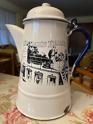 Old General Store Sample Advertising Piece - Aspinall’s Enamel Coffee Pot Teapot • $55