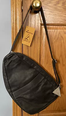 Lavigne Leather Side Backpack Black • $29