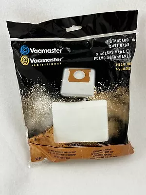 Vacmaster Professional Nip 3 Standard Dust Bags Dry Pick-up Fits Most Shop Vacs • $12.10