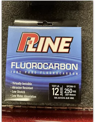 P-Line 100% Fluorocarbon Line - 12Lb Test. • $11.99