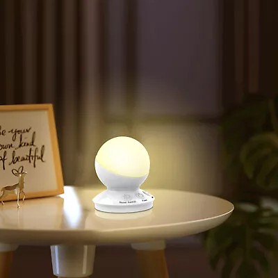 DC 5V Rechargeable Bedside Lamp Voice-activated Color Atmosphere Light  • $7.73