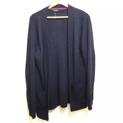 Auth BLACK LABEL CRESTBRIDGE - Dark Navy Black Men's Cardigan • $99