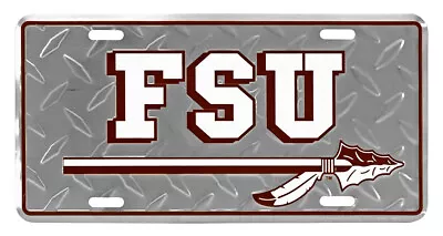 Florida State University Diamond Realtree Aluminum Metal License Plate Sign Tag • $11.99