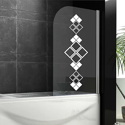 £5.55 • Buy Bathroom Wall Stickers ORNAMENT Shower Screen Stickers WALL QUOTES DECALS  N23