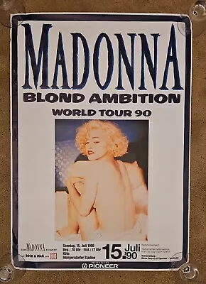 MADONNA 'Blond Ambition' 1990 World Tour Concert Poster Germany • $29