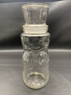 Planters Peanuts Mr. Peanut 75th Birthday Promotional 1991 Vintage Glass Jar  • $9.99