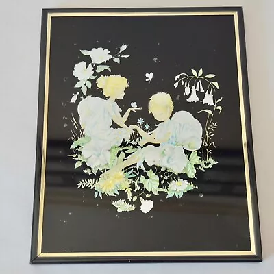 Vtg. KAFKA INDUSTRIES FOIL ETCHING PRINT FAIRIES MADE IN USA • $14.99