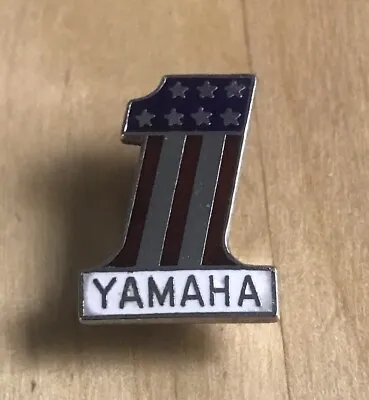 Vintage YAMAHA Number One Motorcycle Bike Badge • £6.99