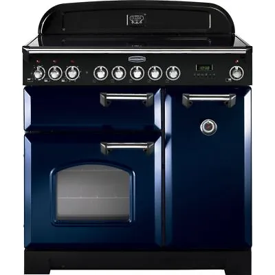 Rangemaster CDL90ECRB/C Classic Deluxe 90cm Electric Range Cooker 5 Burners A/A • £2649