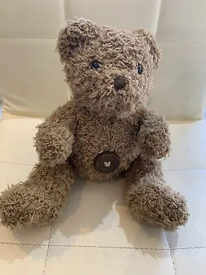 Mamas And Papas Barnaby Button Plush Teddy Bear Nursery Scruffy Style 8” Seated • £9