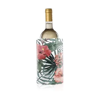 $18.99 • Buy Vacu Vin Rapid Ice Active Cooler Wine Bottle Chilling Sleeve, Botanical