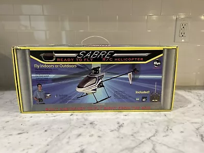 New Vintage Sabre Ready To Fly R/C Helicopter By EF Helicopters • $89.99