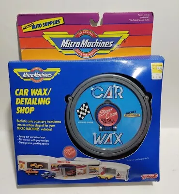 1989 Micro Machines Car Wax Detailing Shop Toy In Original Box By Galoob • $45