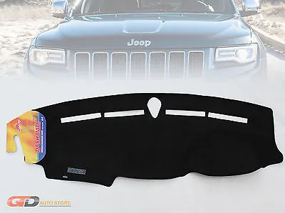 Dash Mat Jeep Grand Cherokee Wk2 & Ltd Overlander Srt8 5/2011-2020 Black Dm1236 • $89.95