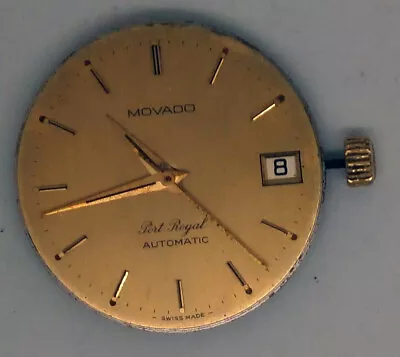 MOVADO Port-Royale By ZENITH Auto Movement & Dial. Cal: AF-490. For Parts • £120