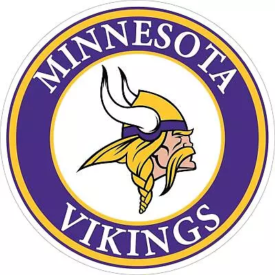 Minnesota Vikings Vinyl Decal ~ Car Sticker - For Walls Cornhole Boards • $23.99