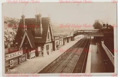 Old Postcard Kenley Railway Station Croydon Surrey / London Real Photo Used 1907 • £12.50