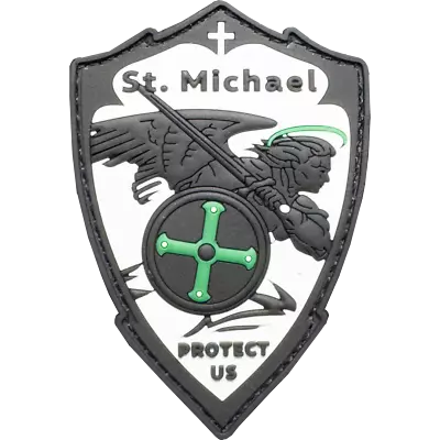 EL16-024 Saint Michael Patch St. Michael Patron Saint Police Military Protect Us • $15.99