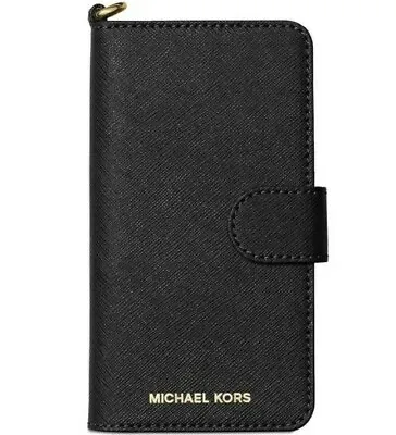 Original Michael Kors Saffiano Leather Folio Case For IPhone X/Xs- Black • $30