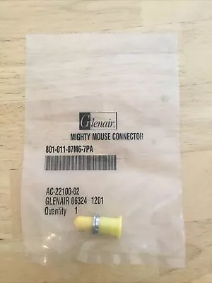 NEW Glenair 801-011-07M6-7PA MIL Spec Connector MIGHTY MOUSE CONNECTOR • $25