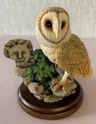 Country Artists Bird Barn Owl With Stone Sun  Perfect • £9.99